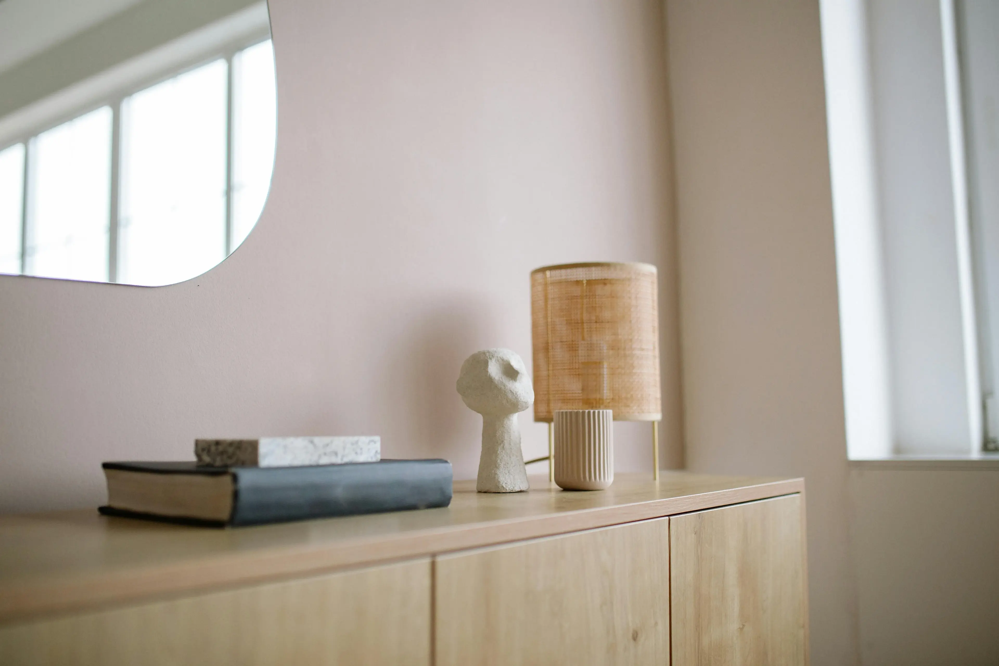 Light textured walls