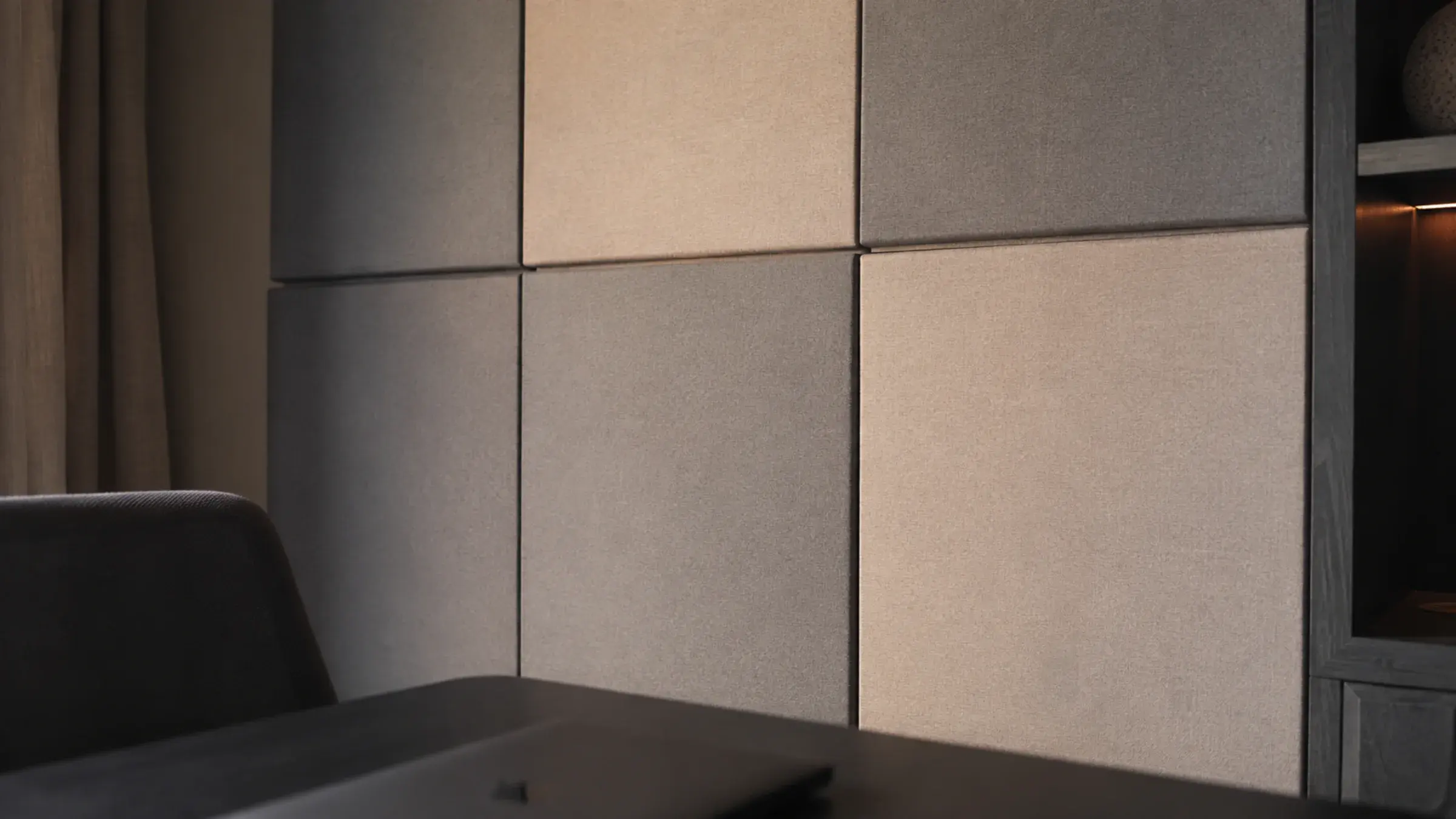 Acoustic wall panelling