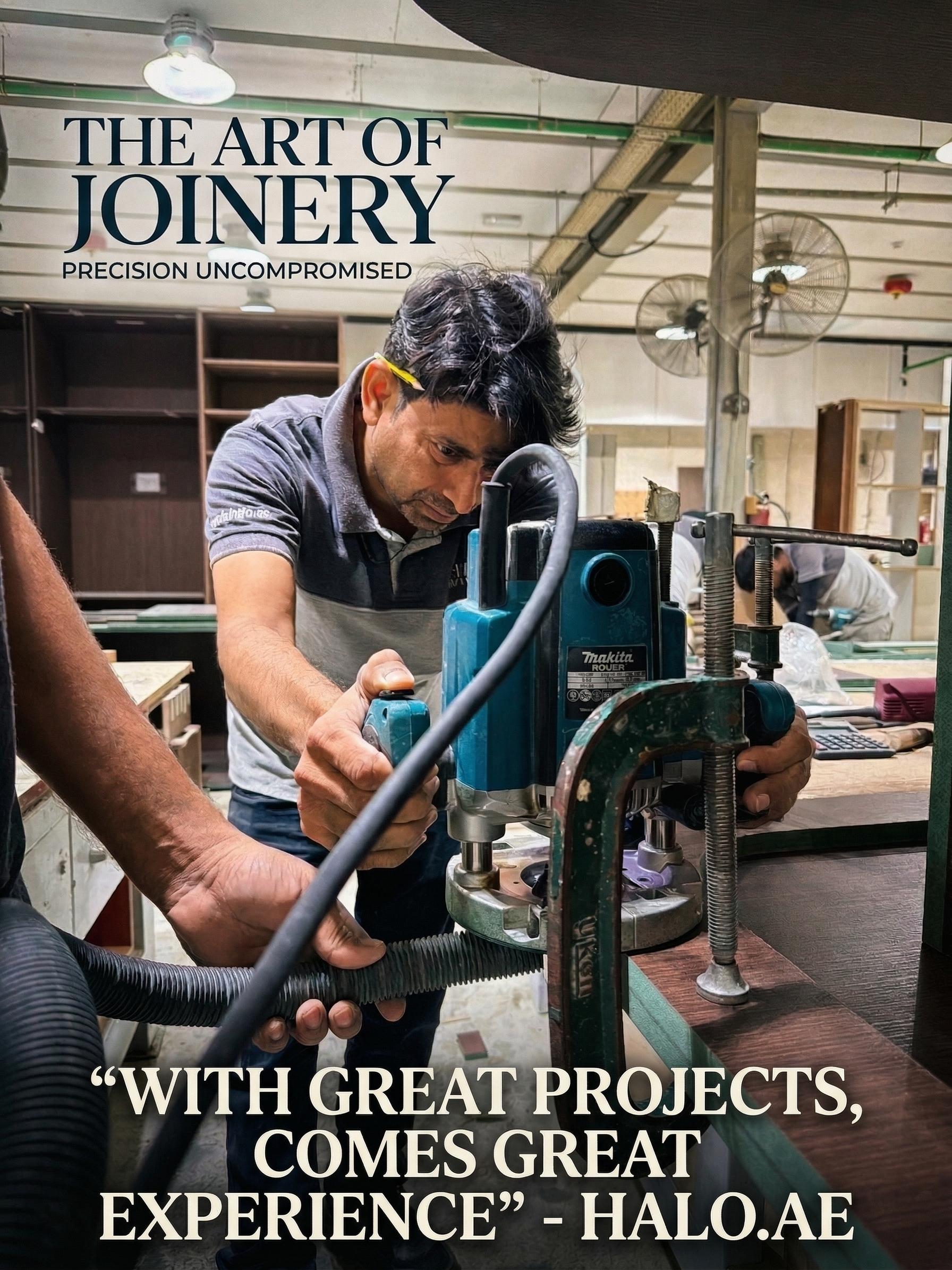 Elegant bespoke joinery detailing for premium interiors in Dubai