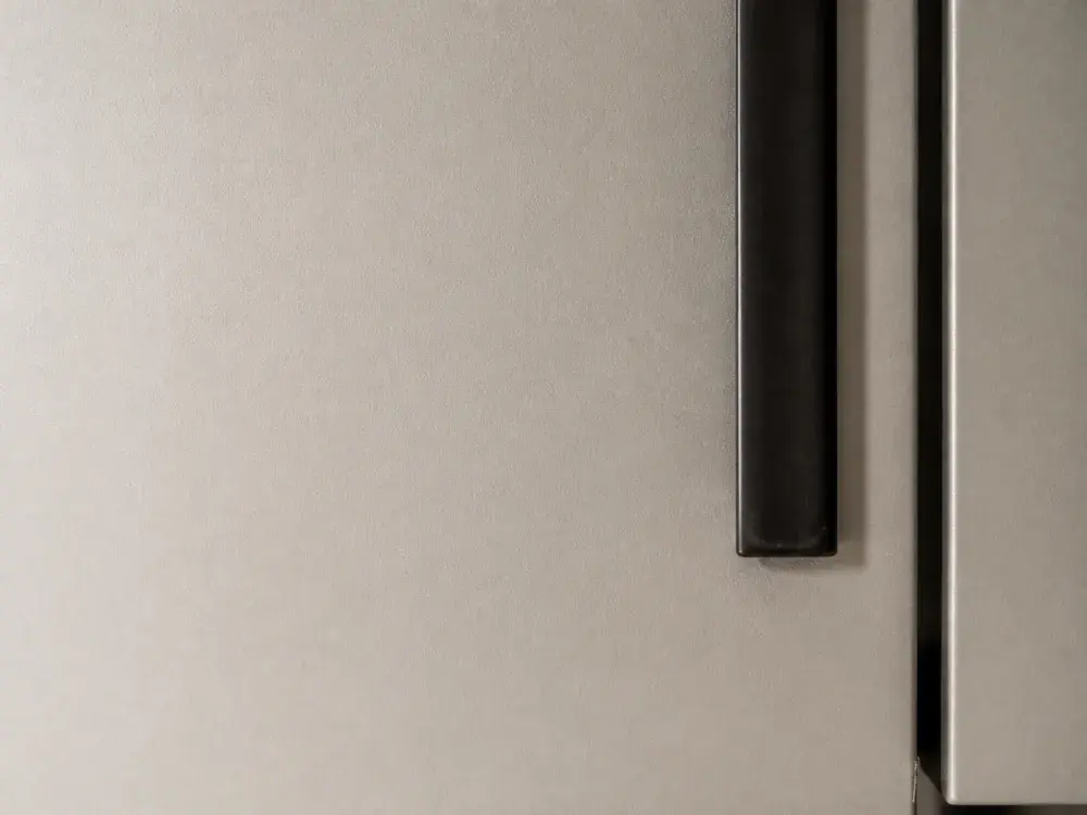 Greige Matte Cabinetry — reference finish from the Halo materials library