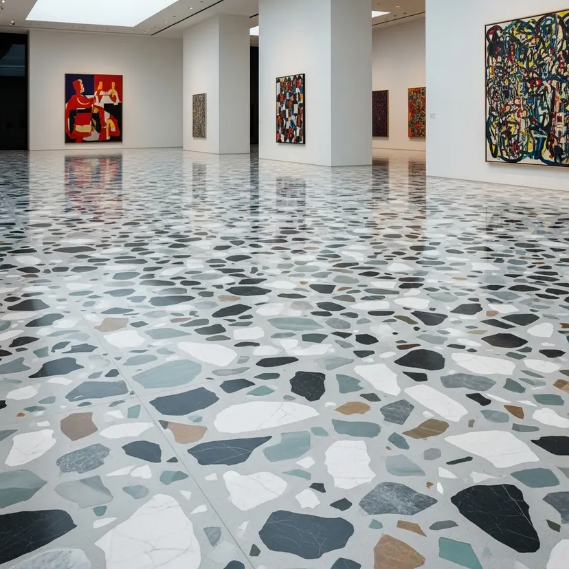 Micro-terrazzo