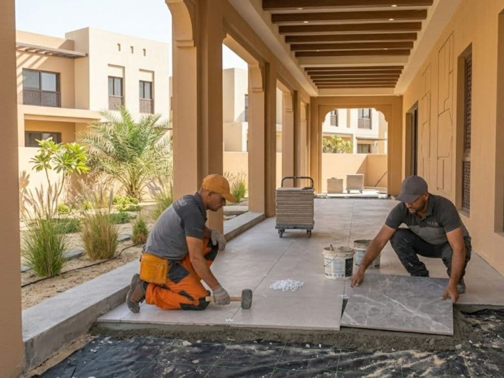 Outdoor Tile Installation