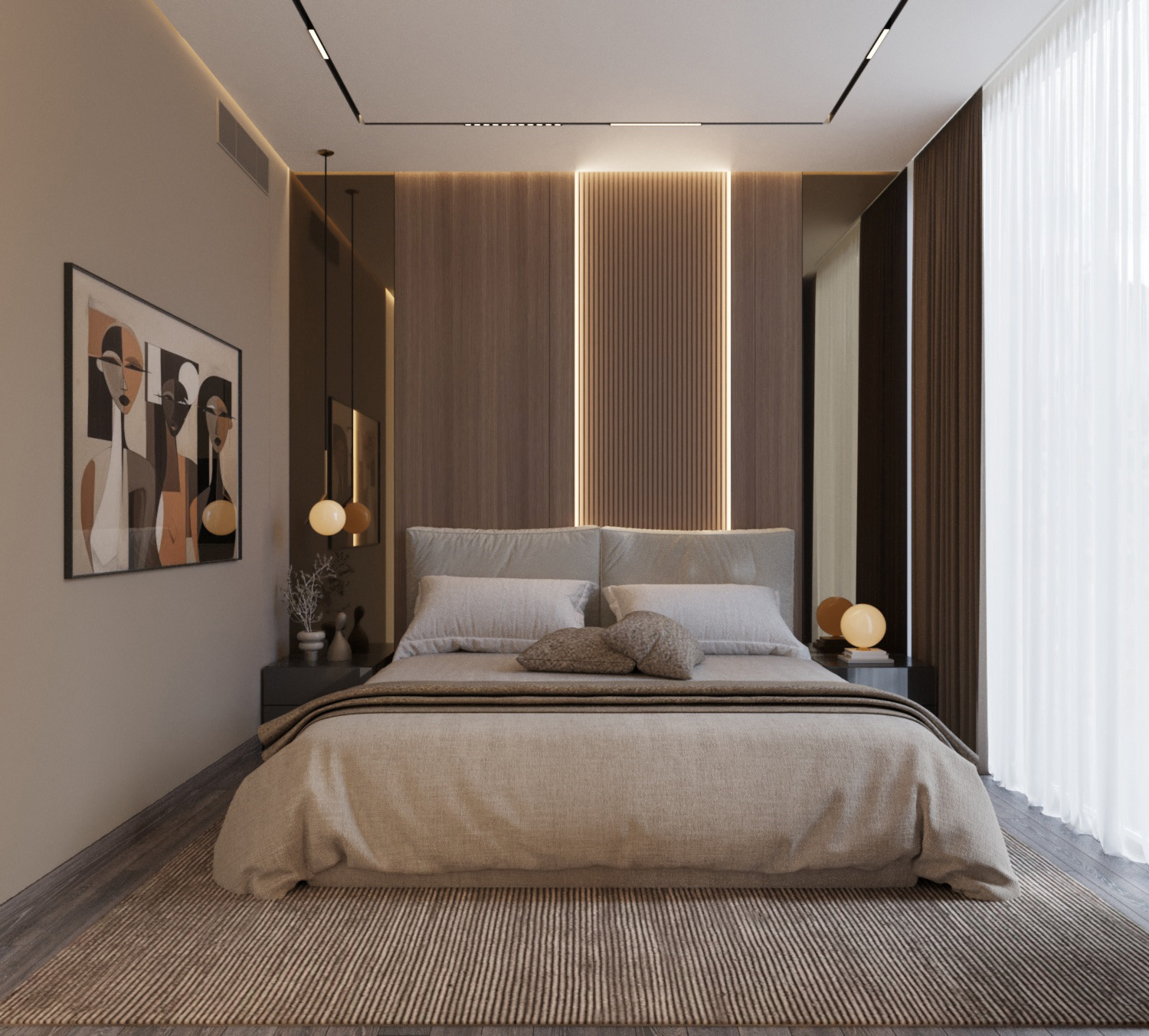 Dubai Canal — Contemporary 3D render preview