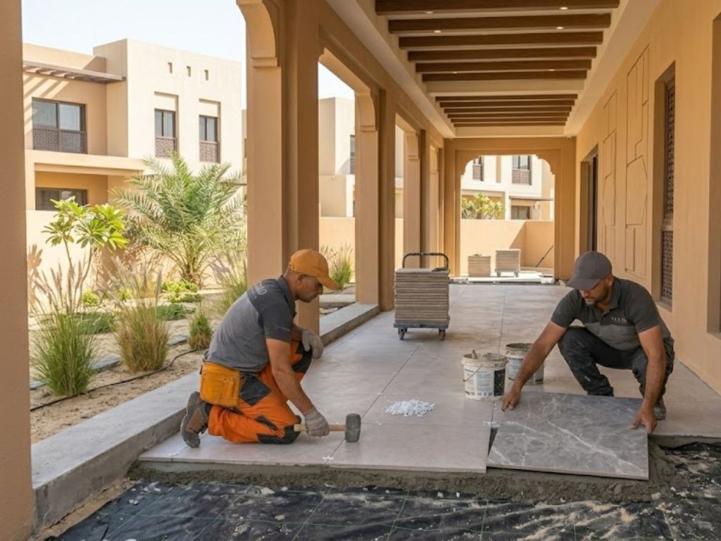 Outdoor Tile Installation
